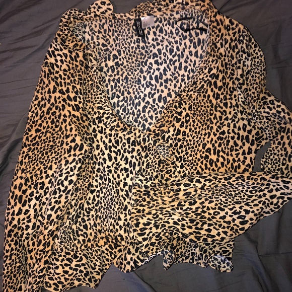 Loose leopard print blouse - Picture 1 of 2